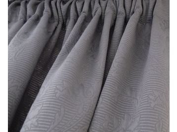 grey curtains